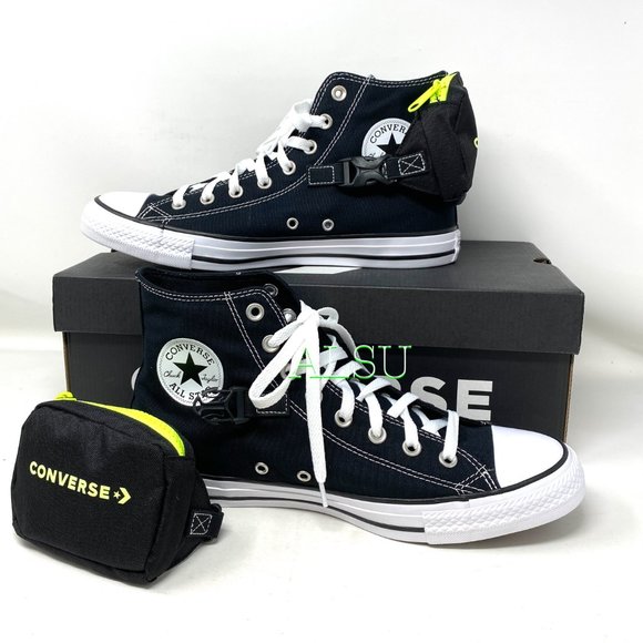 Converse Chuck Taylor AS High Top Buckle Black Men's Size 10 10.5 168261C - Picture 4 of 11